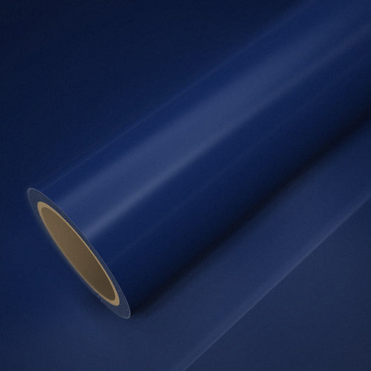 Rolle Folie ICR® Mitternachtsblau Super Paint auf einem Bogen derselben Folie
