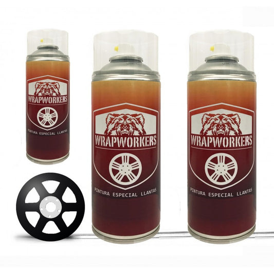 Felgenlack-Spray-Set · Schwarz Glanz