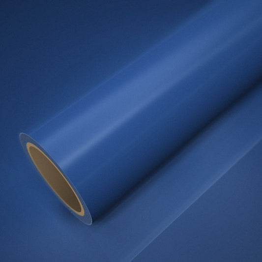 Rolle Folie Hellblau Glanz (BMW-Stil) auf einem Bogen derselben Folie