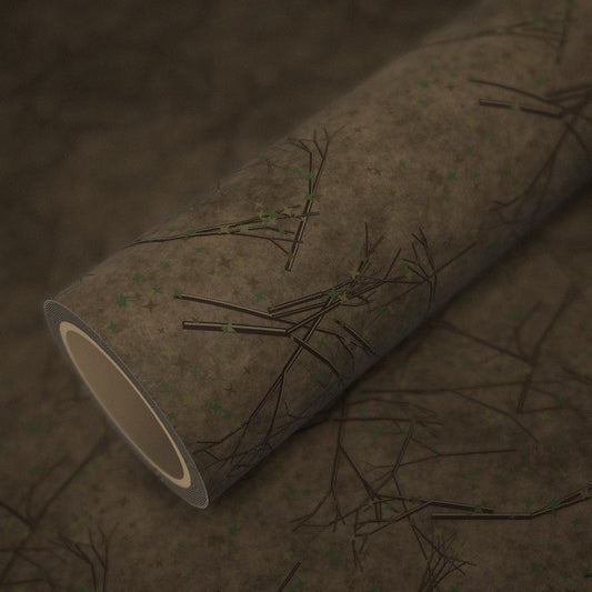 Rolle Folie Camouflage Waldzweige auf einem Bogen derselben Folie